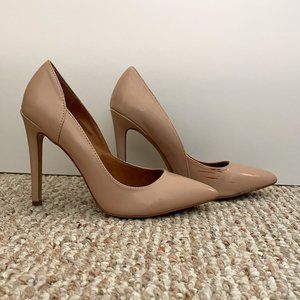 Steve Madden Pallass Patent Nude Pumps
